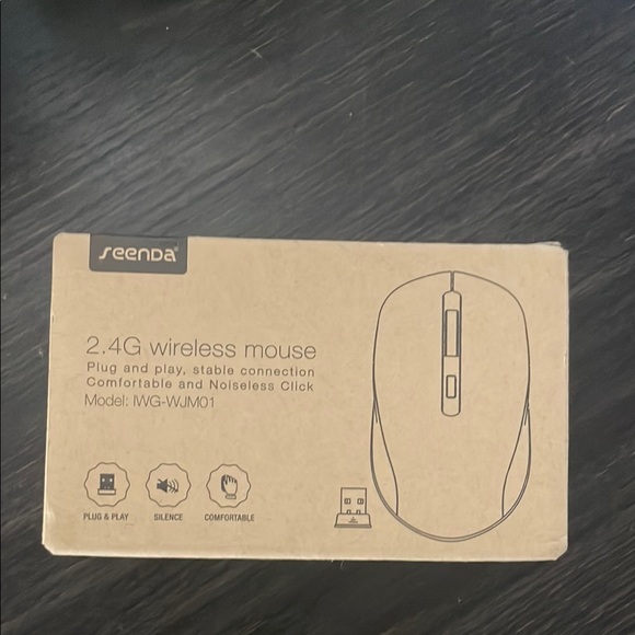 Seenda Wireless Mouse - Black and red brand new - Picture 1 of 6